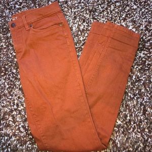 Orange Skinny Jeans